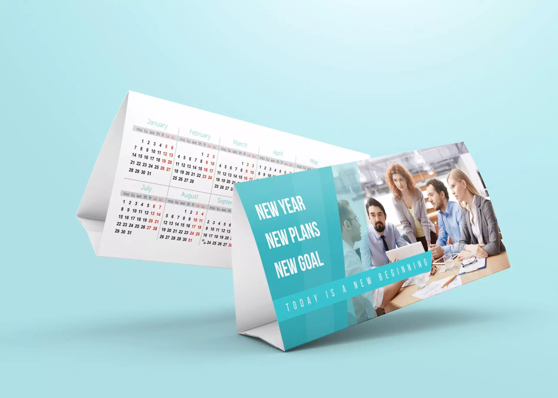 Exemple de calendrier de bureau