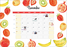 Cellules de calendrier stylées